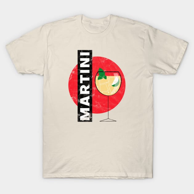 Retro martini T-Shirt by OniSide